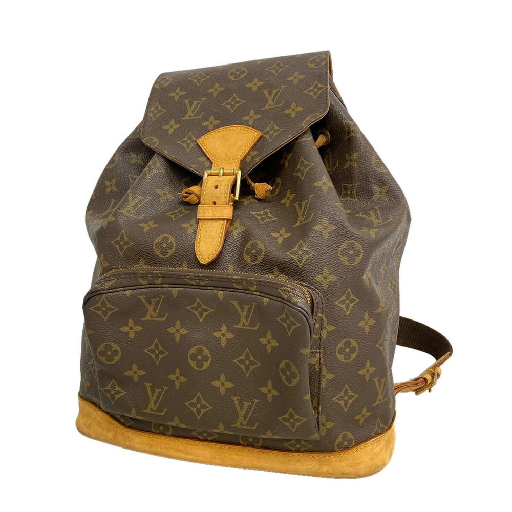 LOUIS VUITTON Authentic Brown Monogram Backpack